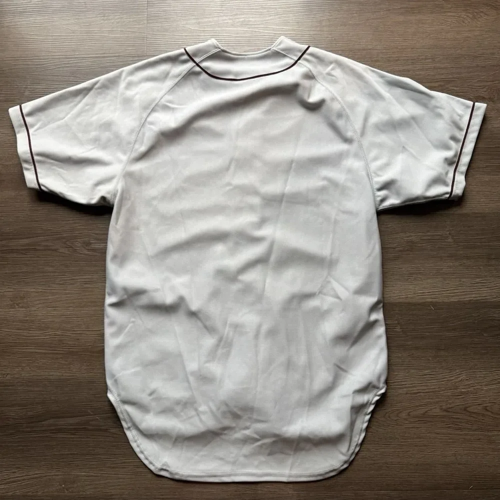 VTG 90s Nike‎ Minnesota Golden Gophers Gray Blank Baseball Jersey Size 48 USA